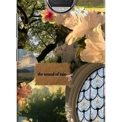 Rain Moto G5S plus Hard Case Back Cover by Casekaro