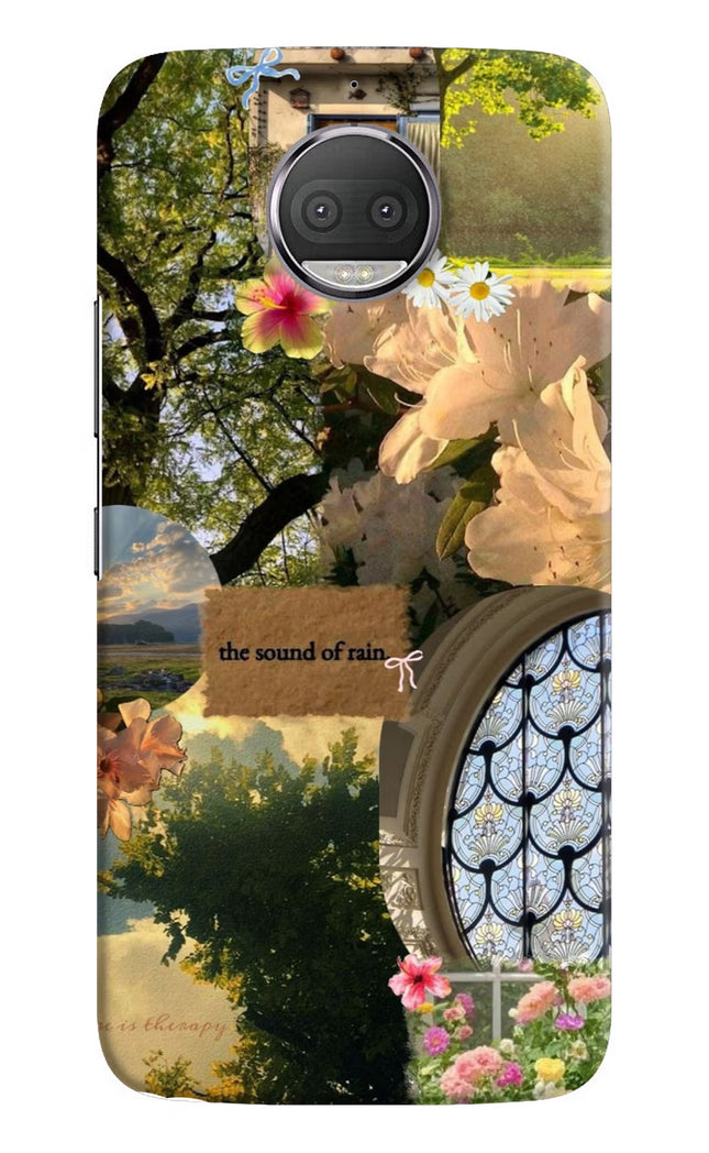 Rain Moto G5S plus Hard Case Back Cover by Casekaro
