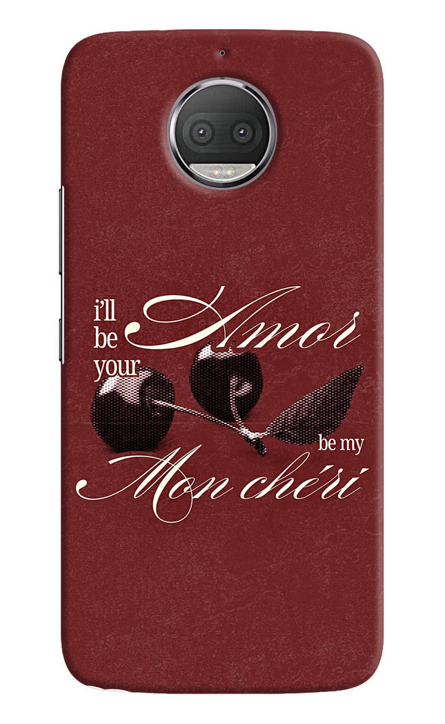 Velvet Cherry Moto G5S plus Hard Case Back Cover by Casekaro
