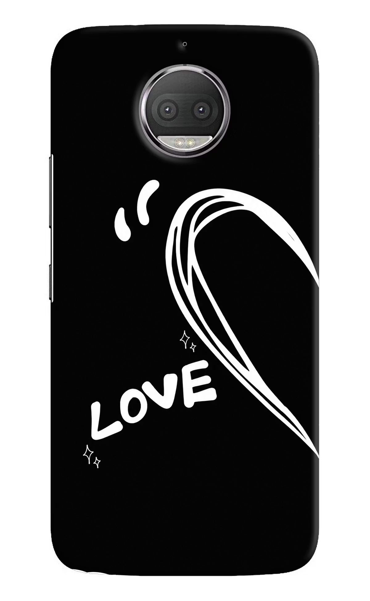 Love Line Moto G5S plus Back Cover