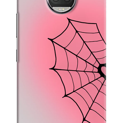 Pink Web Moto G5S plus Hard Case Back Cover by Casekaro