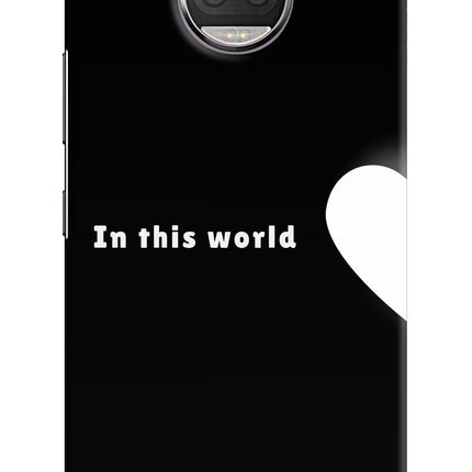 This World Moto G5S plus Hard Case Back Cover by Casekaro