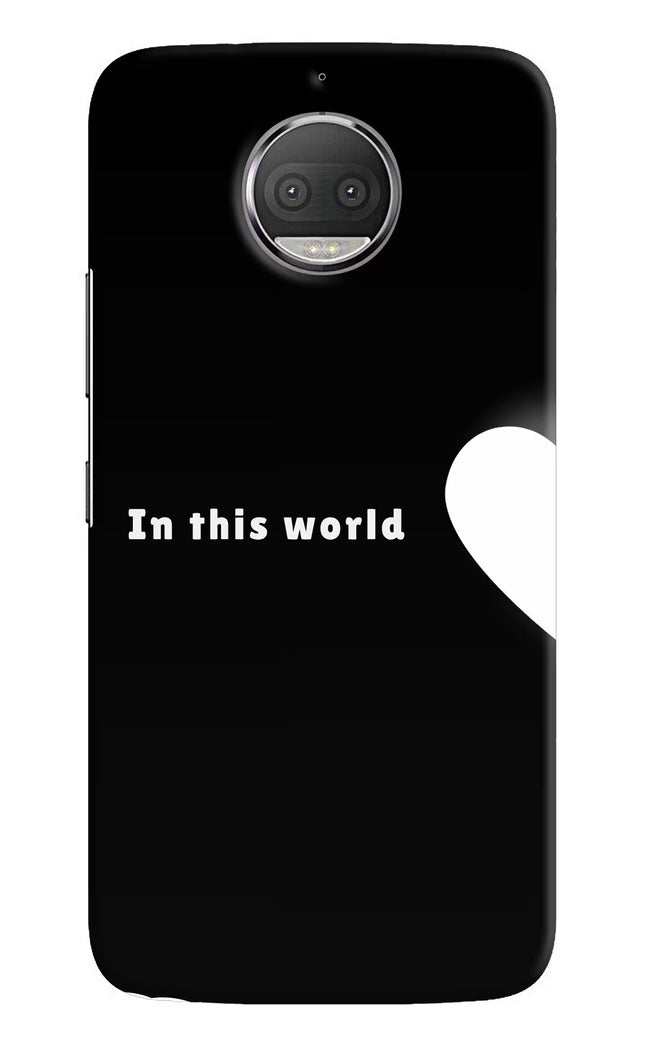This World Moto G5S plus Hard Case Back Cover by Casekaro
