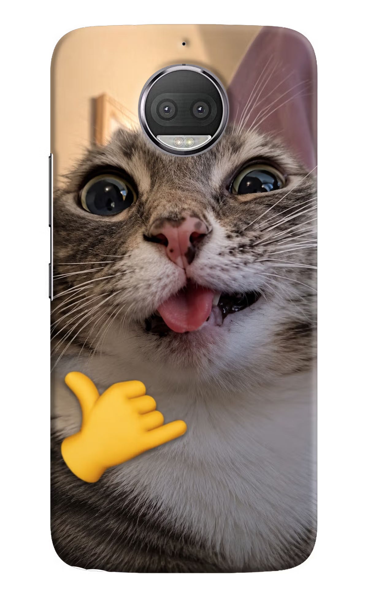 Silly Cat Call Moto G5S plus Back Cover
