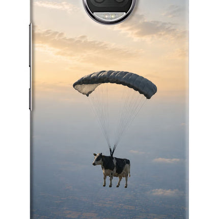 Skydiving Cow Moto G5S plus Hard Case Back Cover by Casekaro