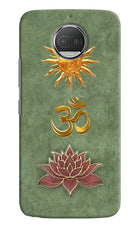 Om & Lotus Moto G5S plus Back Cover