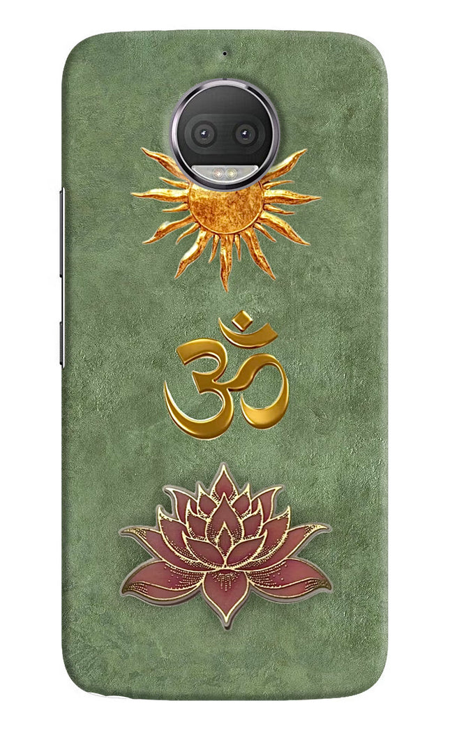 Om & Lotus Moto G5S plus Back Cover
