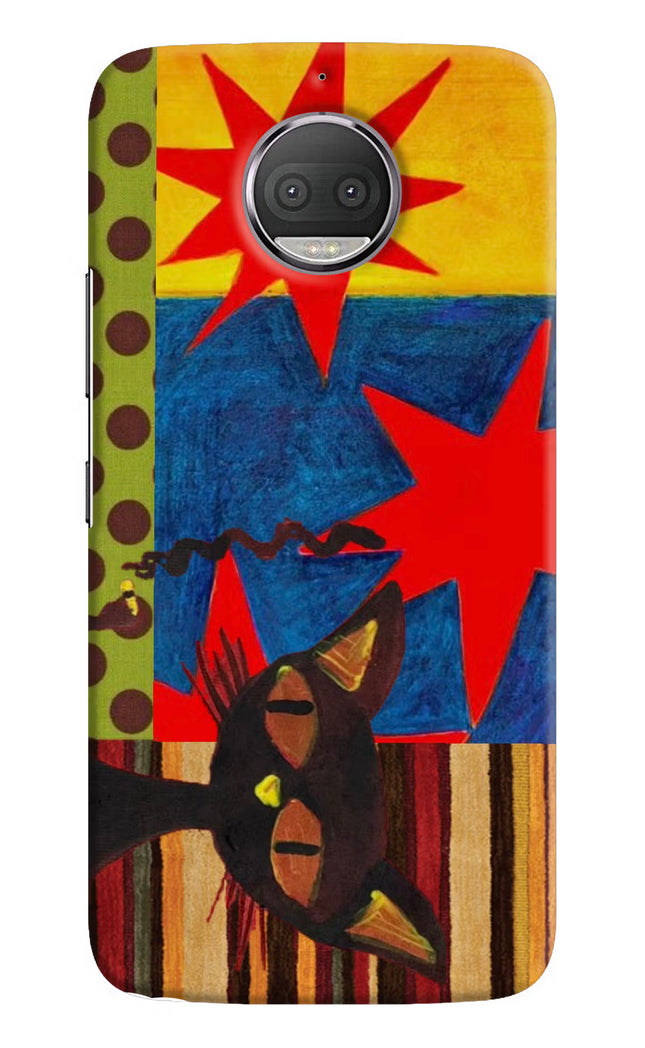 Pop Cat Moto G5S plus Hard Case Back Cover by Casekaro