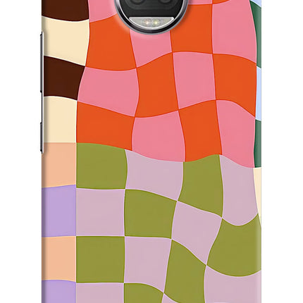 Wavy Grid Moto G5S plus Hard Case Back Cover by Casekaro