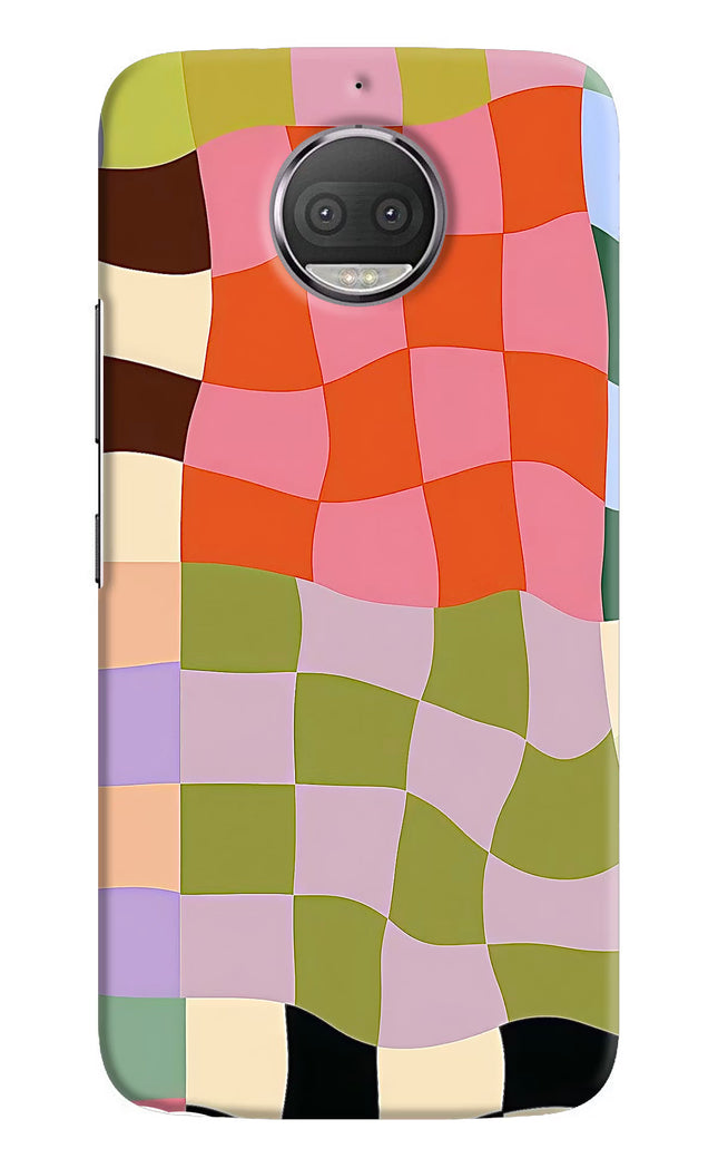 Wavy Grid Moto G5S plus Hard Case Back Cover by Casekaro