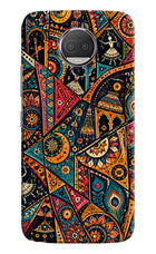 Folk Print Moto G5S plus Back Cover
