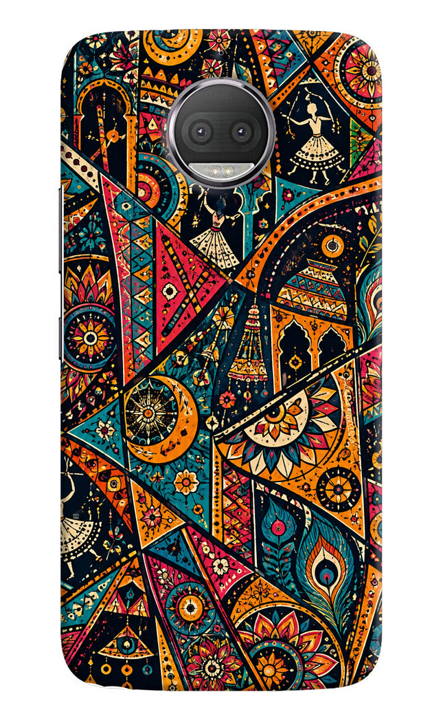 Folk Print Moto G5S plus Hard Case Back Cover by Casekaro