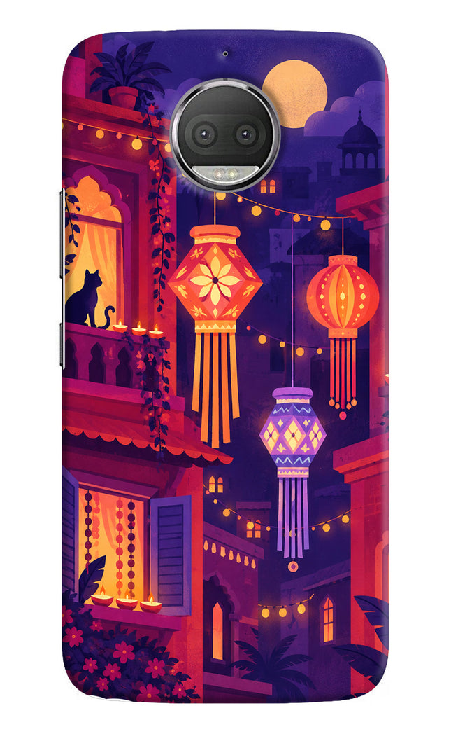 Lantern Lane Moto G5S plus Hard Case Back Cover by Casekaro