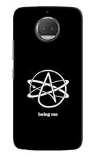 Atheist Symbol Moto G5S plus Hard Case Back Cover by Casekaro