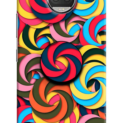 Spiral Pattern Moto G5S plus Pop Case by Casekaro