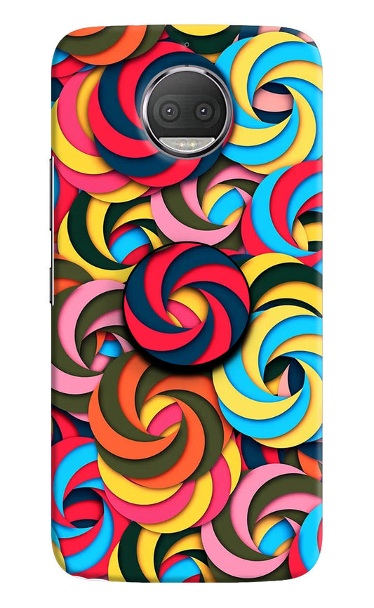 Spiral Pattern Moto G5S plus Pop Case by Casekaro