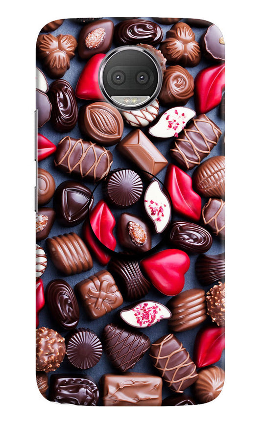 Chocolates Moto G5S plus Pop Case by Casekaro