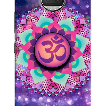 Om Purple Moto G5S plus Pop Case by Casekaro