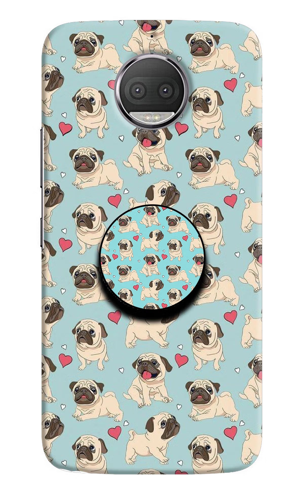 Pug Dog Moto G5S plus Pop Case by Casekaro