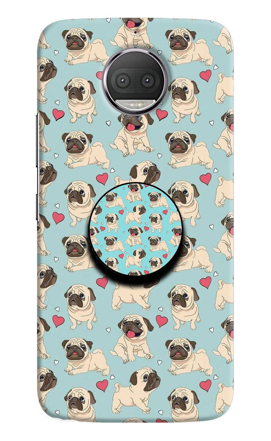 Pug Dog Moto G5S plus Pop Case, Hard case