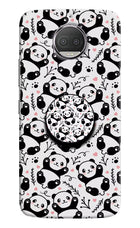 Cute Panda Moto G5S plus Pop Case by Casekaro