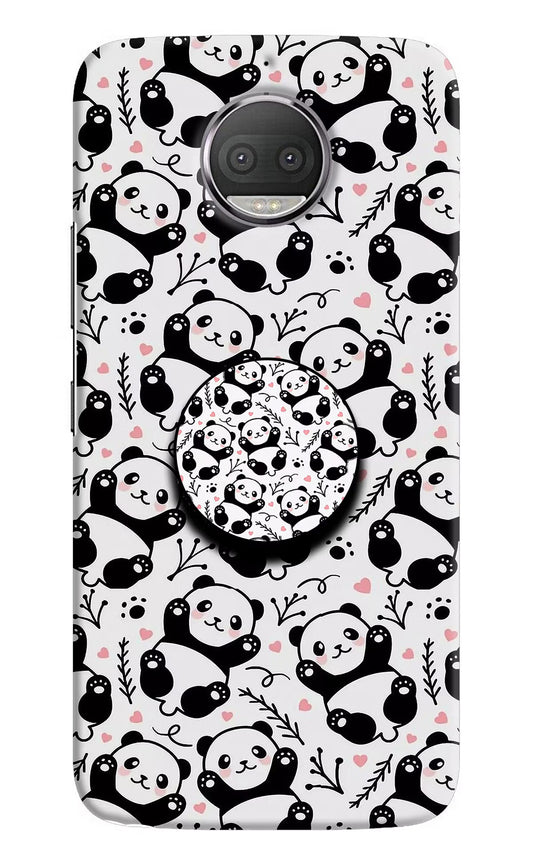 Cute Panda Moto G5S plus Pop Case by Casekaro