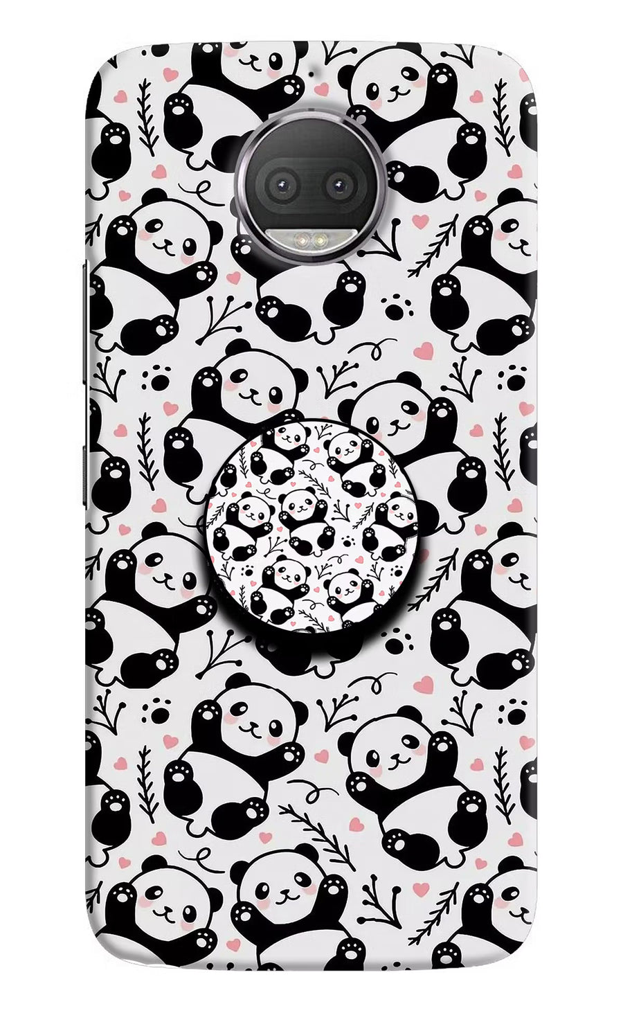 Cute Panda Moto G5S plus Pop Case, Hard case