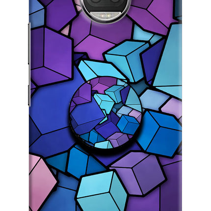 Cubic Abstract Moto G5S plus Pop Case by Casekaro