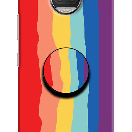 Rainbow Moto G5S plus Pop Case by Casekaro