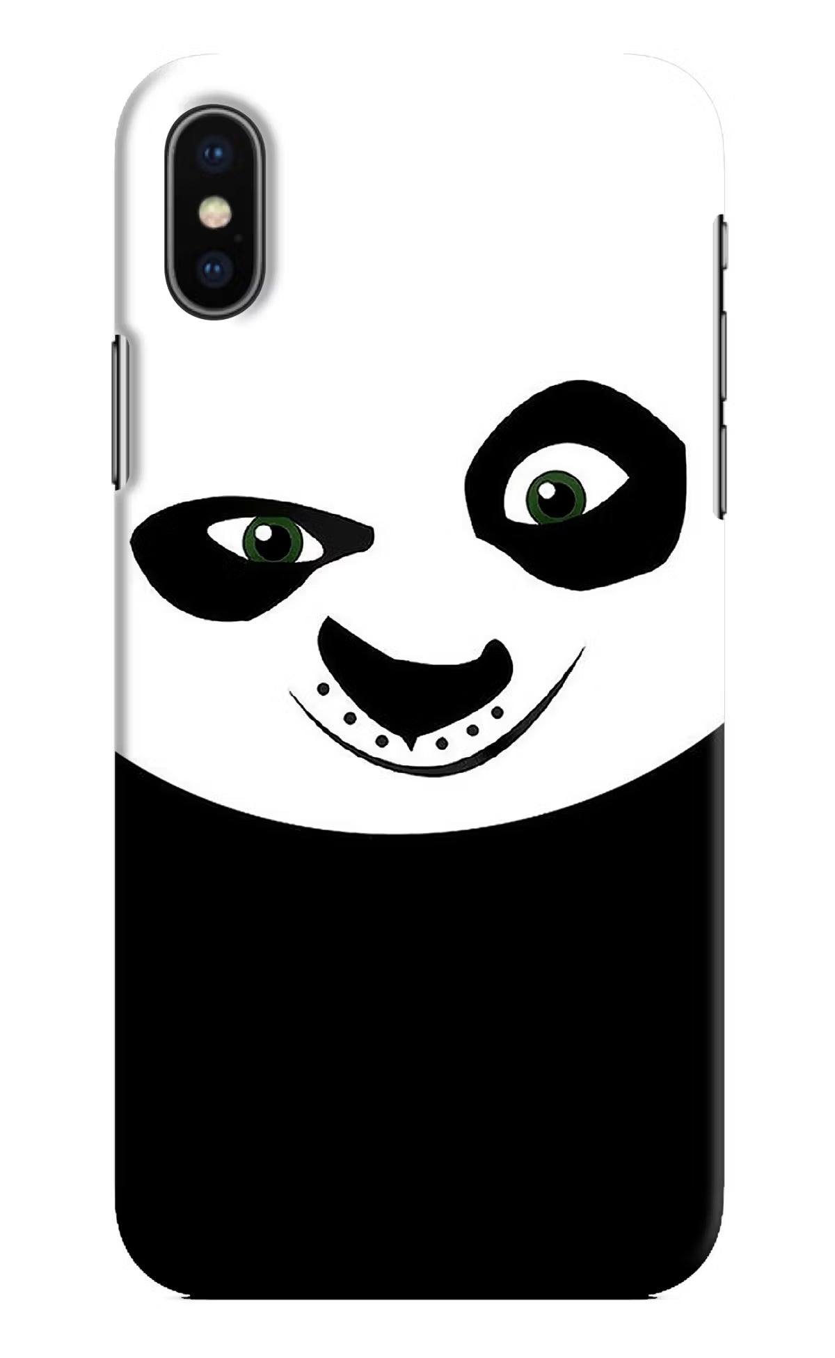 Panda iPhone X Hard Case Back Cover by Casekaro
