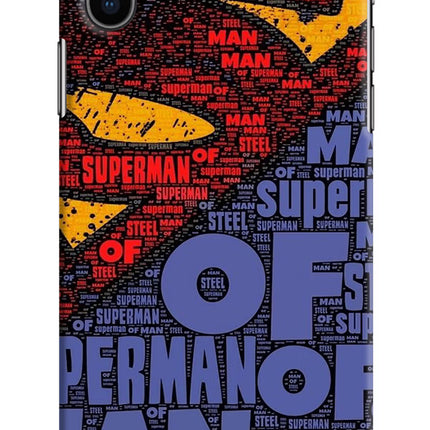Superman iPhone X Hard Case Back Cover by Casekaro