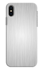Wooden Grey Texture iPhone X Hard Case Back Cover by Casekaro