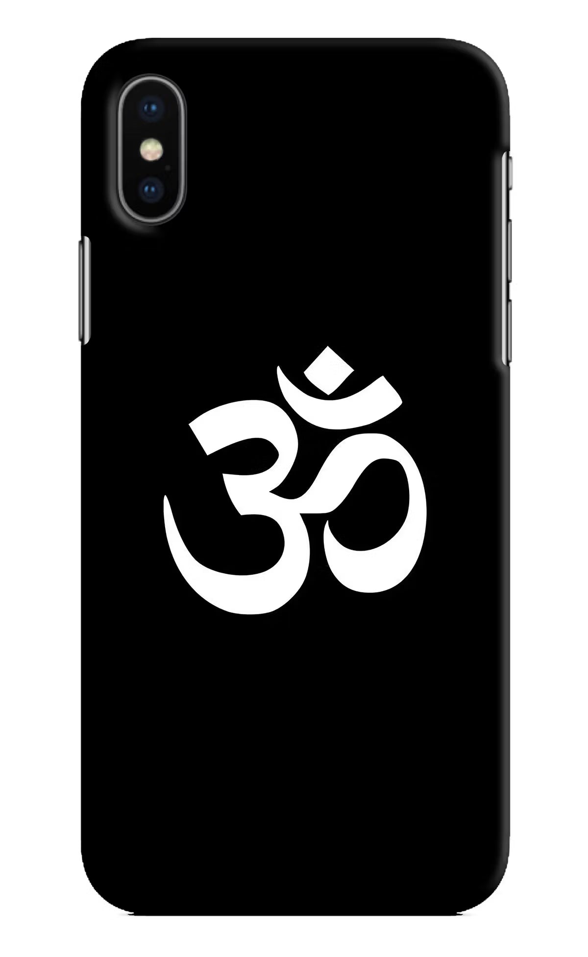 Om iPhone X Hard Case Back Cover by Casekaro