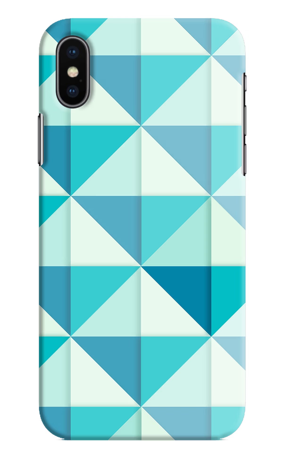 Abstract iPhone X Hard Case Back Cover by Casekaro