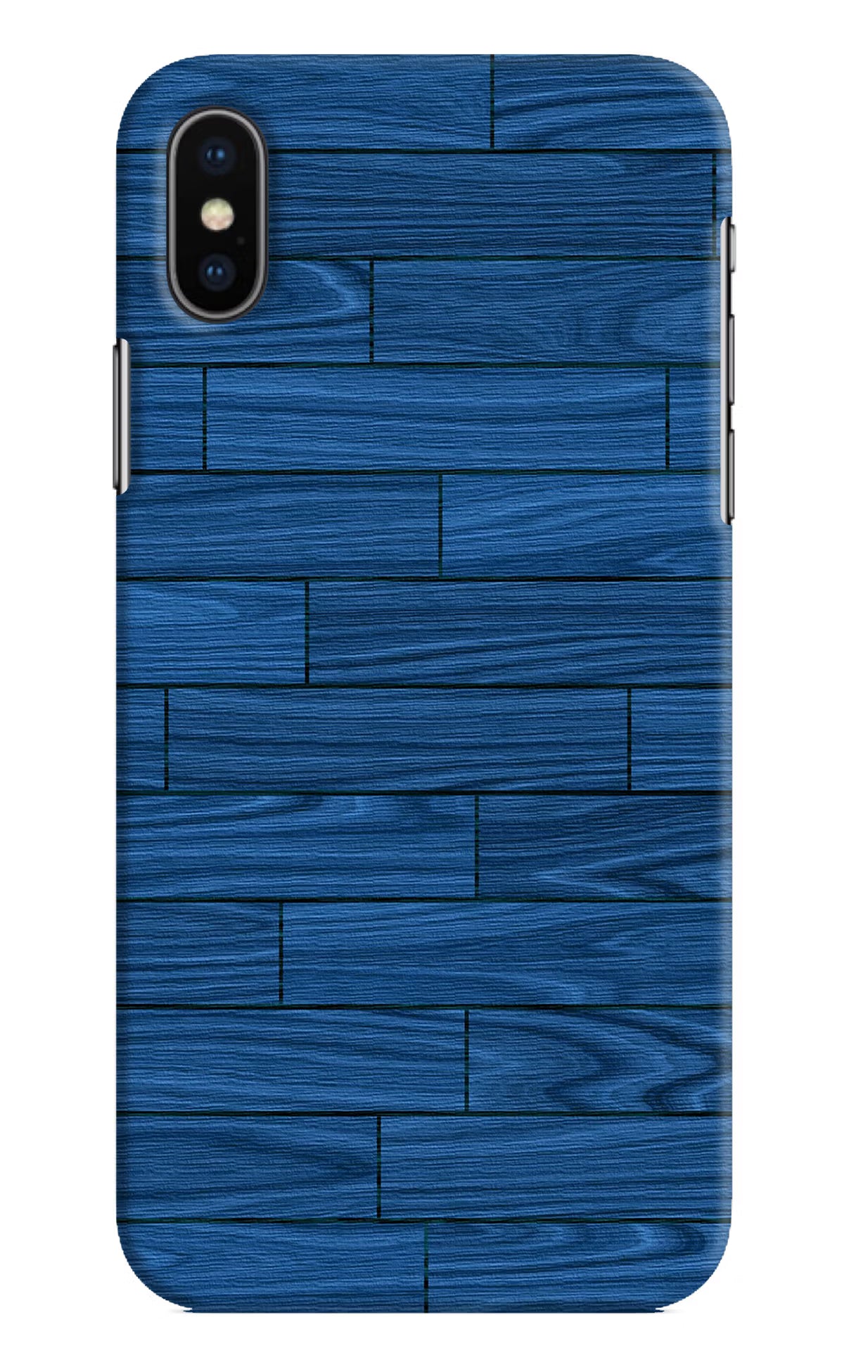 Wooden Texture iPhone X Hard Case Back Cover by Casekaro