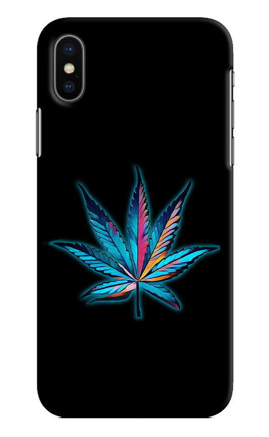 Weed iPhone X Hard Case Back Cover by Casekaro