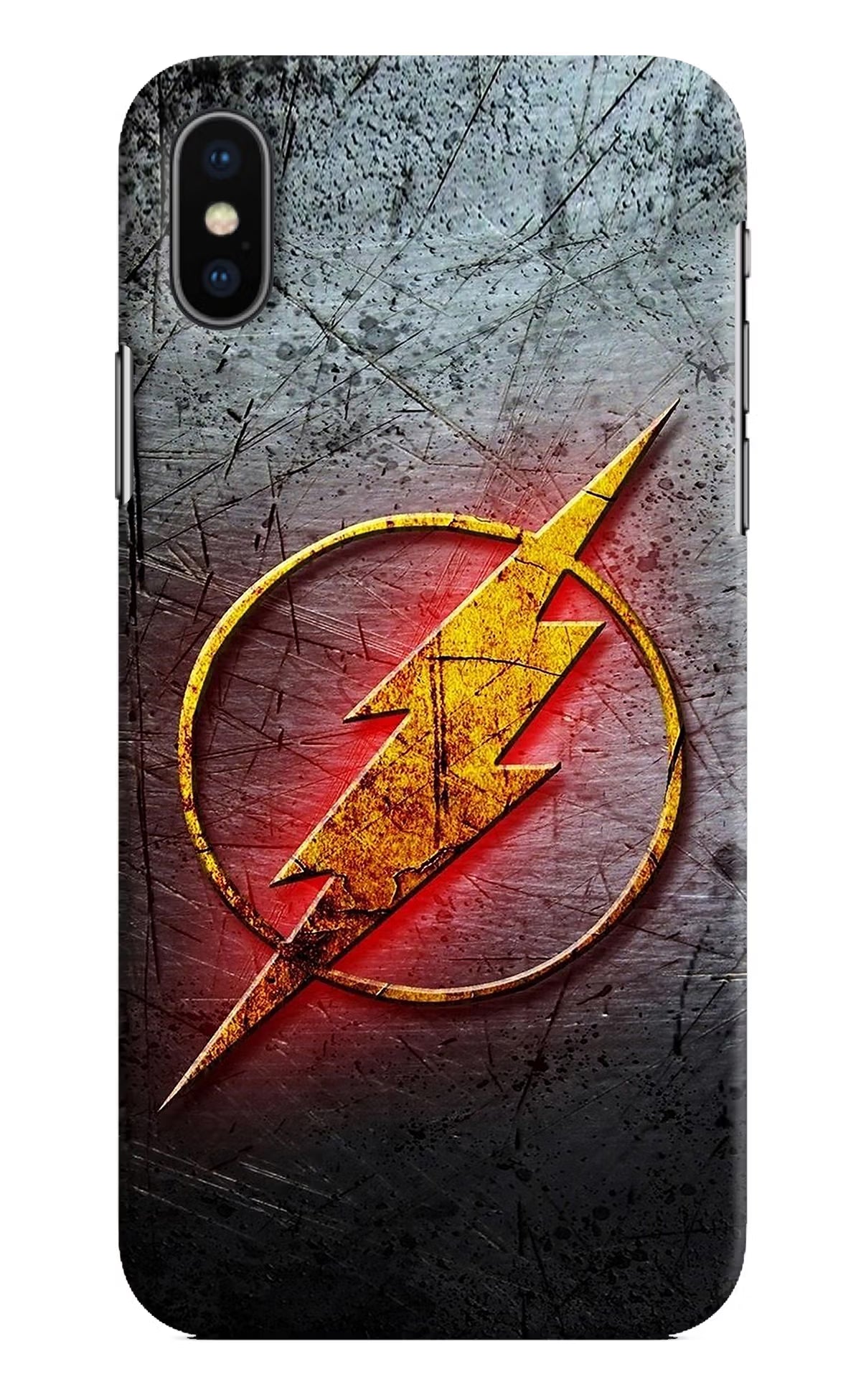 Flash iPhone X Hard Case Back Cover by Casekaro