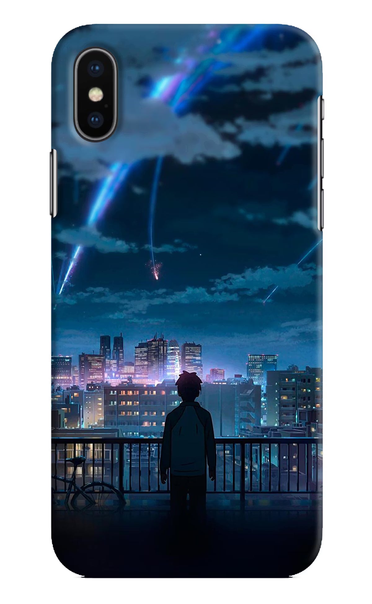 Anime iPhone X Hard Case Back Cover by Casekaro