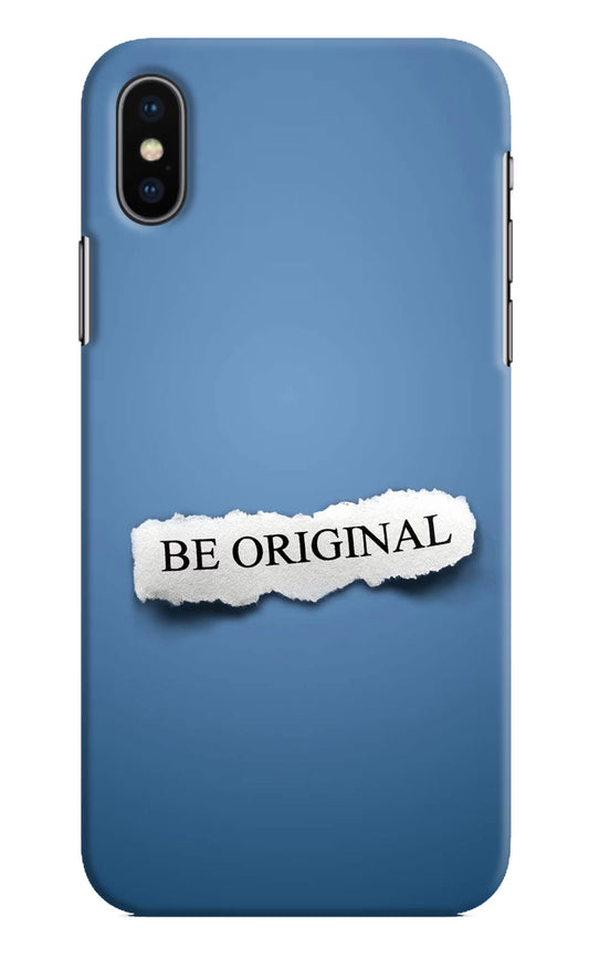 Be Original iPhone X Hard Case Back Cover by Casekaro