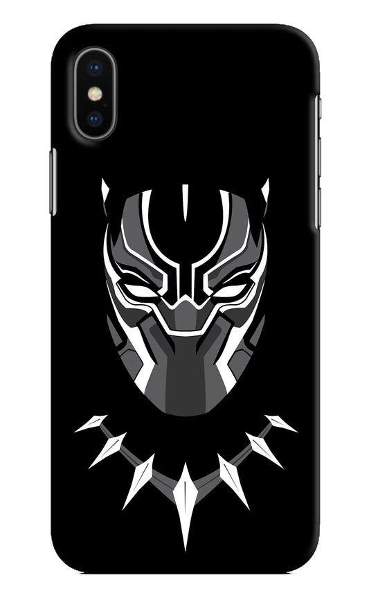 Black Panther iPhone X Hard Case Back Cover by Casekaro