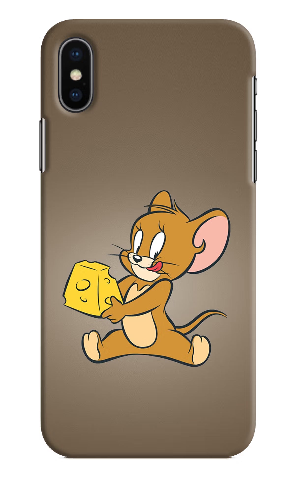 Jerry iPhone X Hard Case Back Cover by Casekaro