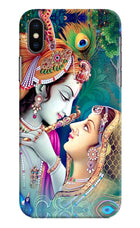 Lord Radha Krishna iPhone X Hard Case Back Cover by Casekaro