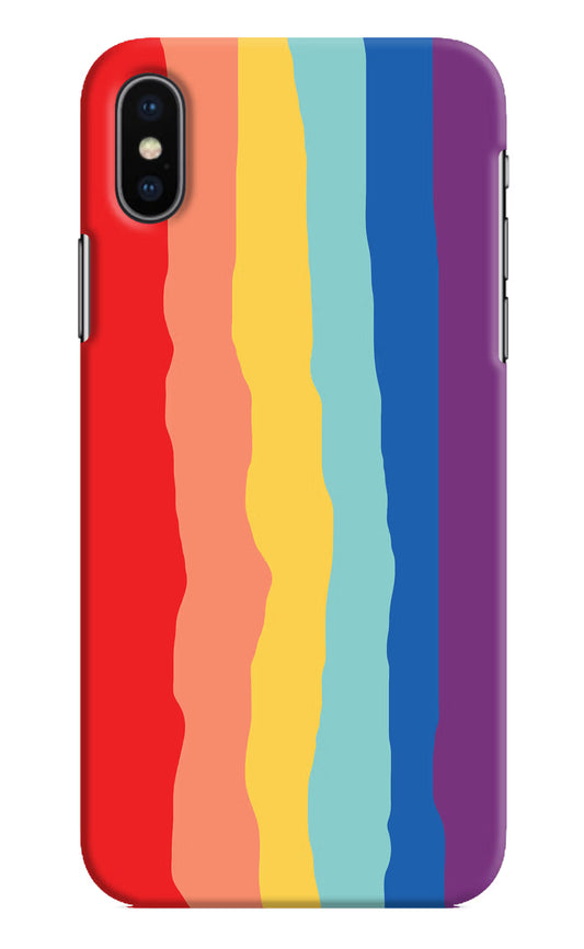 Rainbow iPhone X Hard Case Back Cover by Casekaro