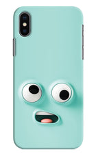 Funny Cartoon iPhone X Hard Case Back Cover by Casekaro