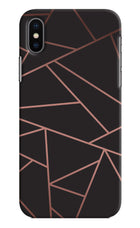 Geometric Pattern iPhone X Hard Case Back Cover by Casekaro