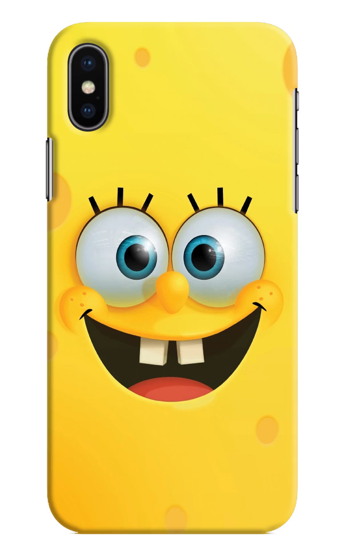 Sponge 1 iPhone X Hard Case Back Cover by Casekaro