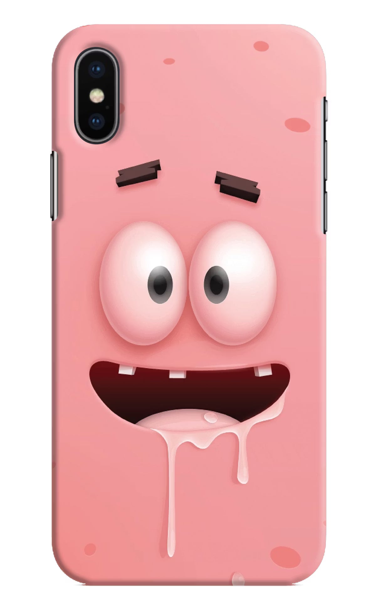 Sponge 2 iPhone X Hard Case Back Cover by Casekaro