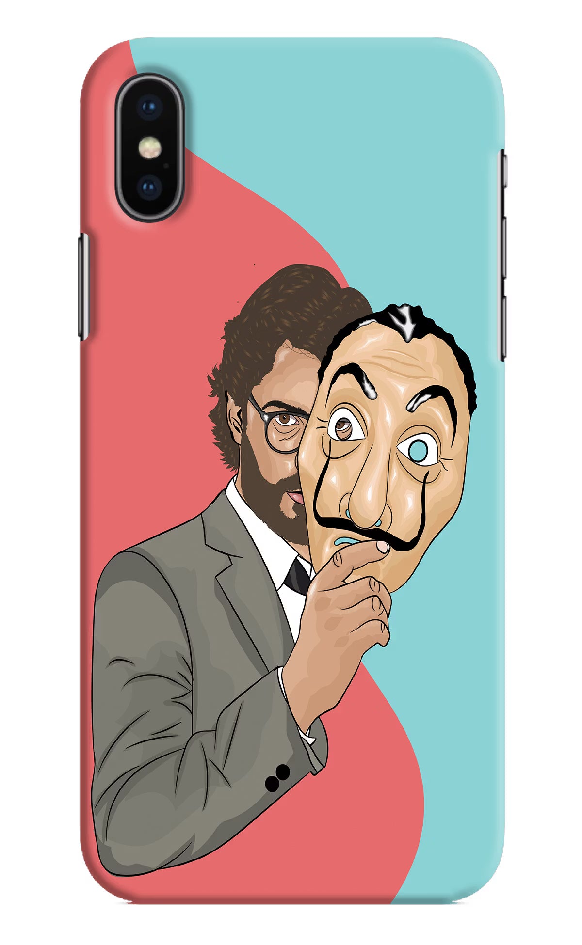 Professor iPhone X Hard Case Back Cover by Casekaro