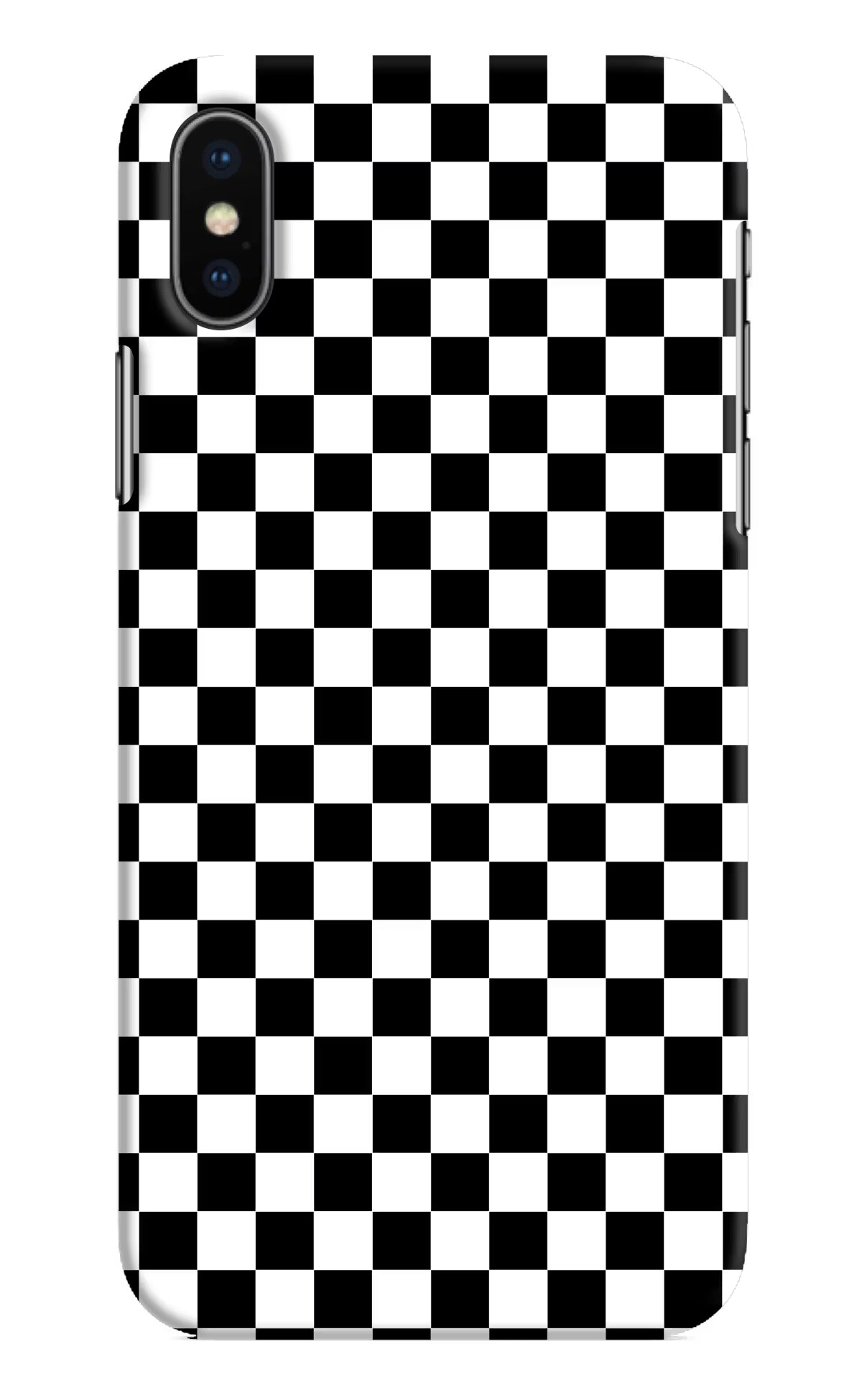 Chess Board iPhone X Hard Case Back Cover by Casekaro
