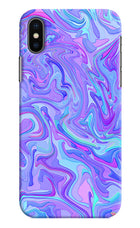 Glitter iPhone X Hard Case Back Cover by Casekaro